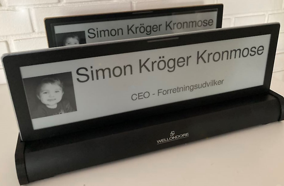 Premium Wellondore nameplate finish