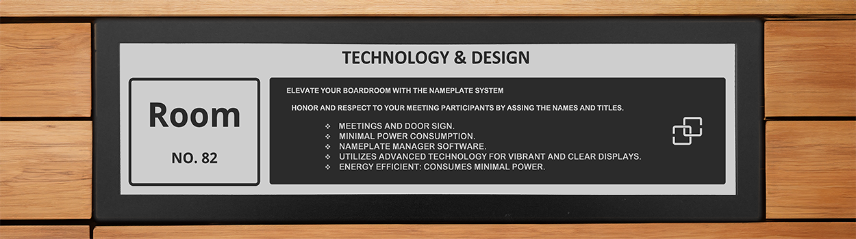 Digital Door Sign 14.7"