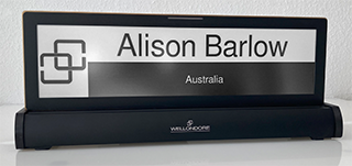 Digital Name plate Table-Top Dual Sided 14.7