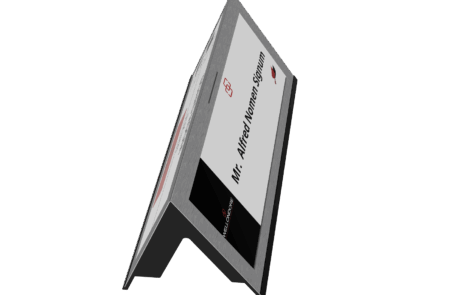 NamePlate triangle Dual sided 10.8” 