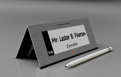 Triangle Nameplate 5.8"
