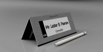 Triangle Nameplate 5.8"